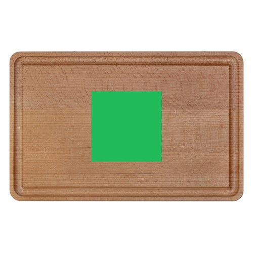 Planche avec rigole hêtre 25x16 cm - 6