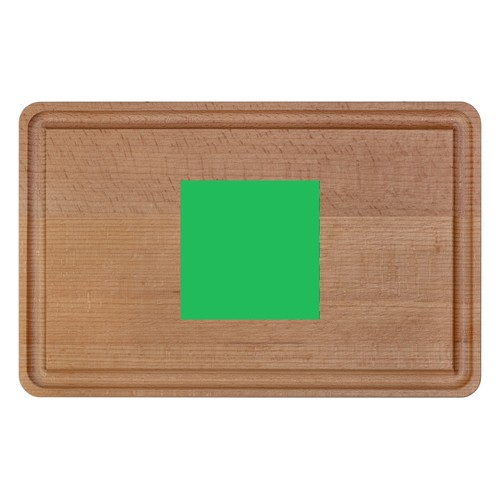 Planche avec rigole hêtre 25x16 cm - 6