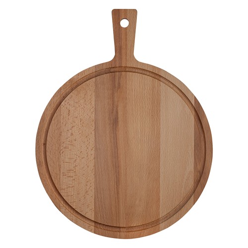 Planche ronde avec poignée hêtre ⌀ 35 cm - 1