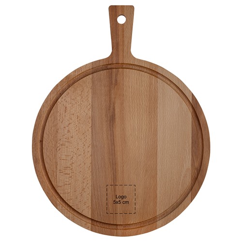 Planche ronde avec poignée hêtre ⌀ 35 cm - 4