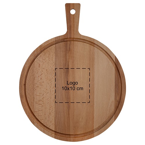 Planche ronde avec poignée hêtre ⌀ 35 cm - 7