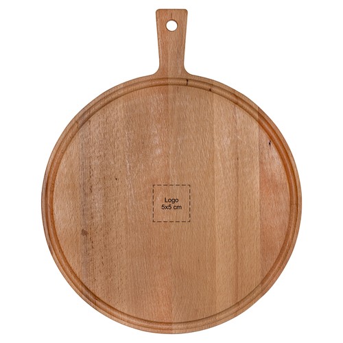 Round beech board with handle ⌀ 35 cm Round beech board with handle ⌀ 35 cm