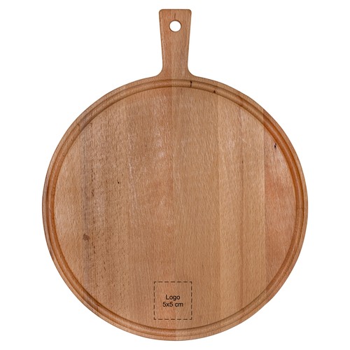 Round beech board with handle ⌀ 35 cm Round beech board with handle ⌀ 35 cm