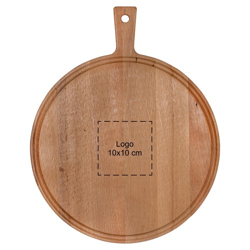 Round beech board with handle ⌀ 35 cm Round beech board with handle ⌀ 35 cm