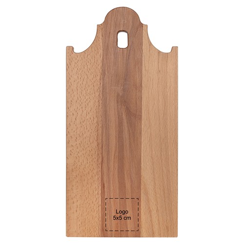 Planche maison à pignon cloche hêtre 35x17 cm - 3
