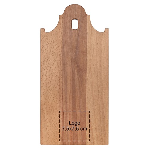 Planche maison à pignon cloche hêtre 35x17 cm - 4