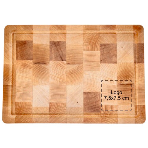 Chopping block with handles beech 36x26 cm Chopping block with handles beech 36x26 cm