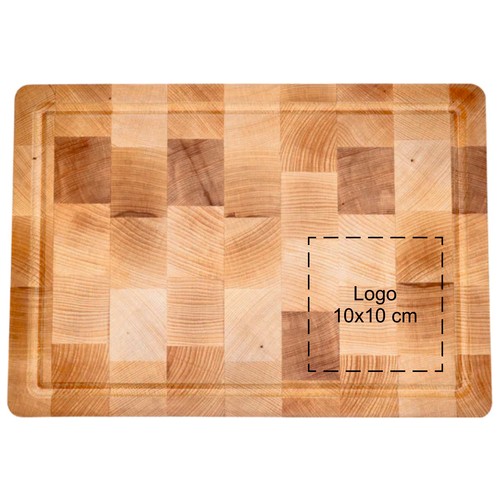 Chopping block with handles beech 36x26 cm Chopping block with handles beech 36x26 cm