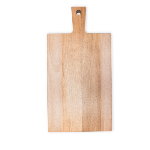 Tagliere in faggio con manico senza canaletta 37x19 cm