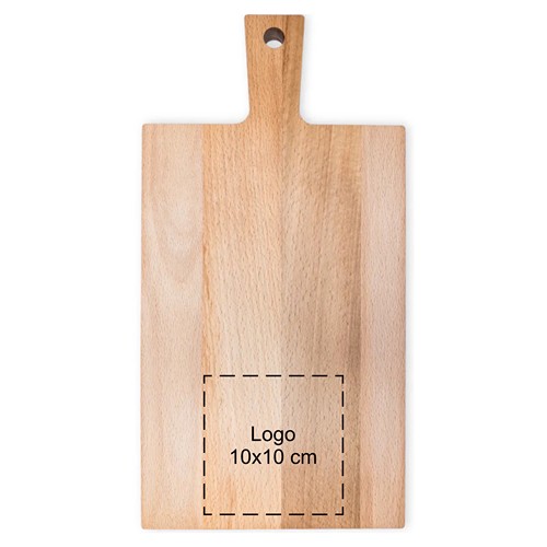 Planche avec poignée sans rigole hêtre 37x19 cm - 7