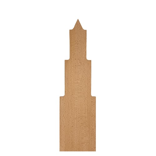 Planche Domtoren hêtre 39,5x11x1,6 cm - 1