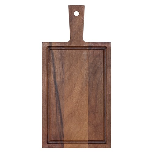 Planche avec poignée noyer 33x16 cm - 1
