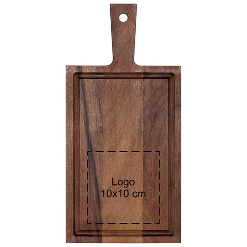 Planche avec poignée noyer 33x16 cm - 8
