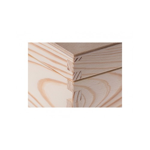 Caisse en bois 30x40x13 cm - 3