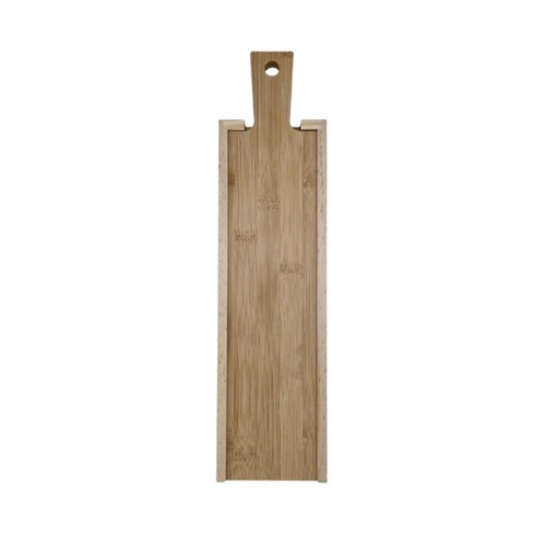 Caisse à vin avec couvercle coulissant avec planche 1 compartiment, objet publicitaire personnalisé avec votre logo.
