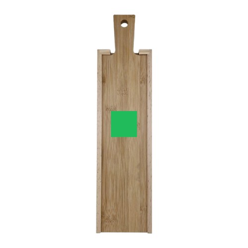 Caisse à vin avec couvercle coulissant avec planche 1 compartiment