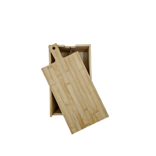 Caisse à vin avec couvercle coulissant avec planche 2 compartiments