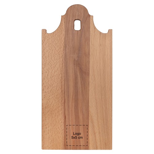 Planche maison à pignon cloche hêtre 35x17 cm - 3