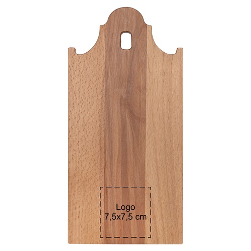 Planche maison à pignon cloche hêtre 35x17 cm - 4