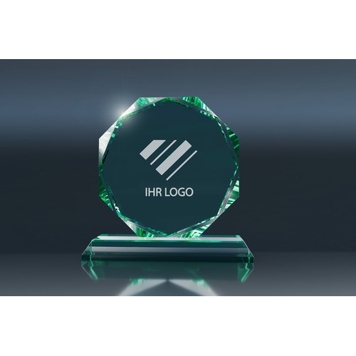 Crystal Trophy Octagon (L)