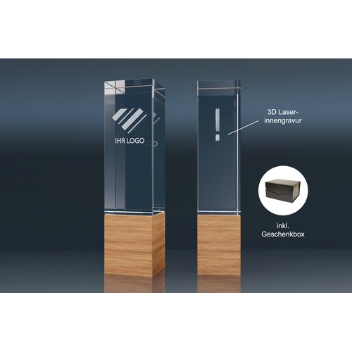 Crystal Trophy WOOD (S) Crystal Trophy WOOD (S)