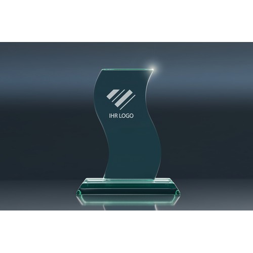 Crystal Trophy THIN WAVE (M)