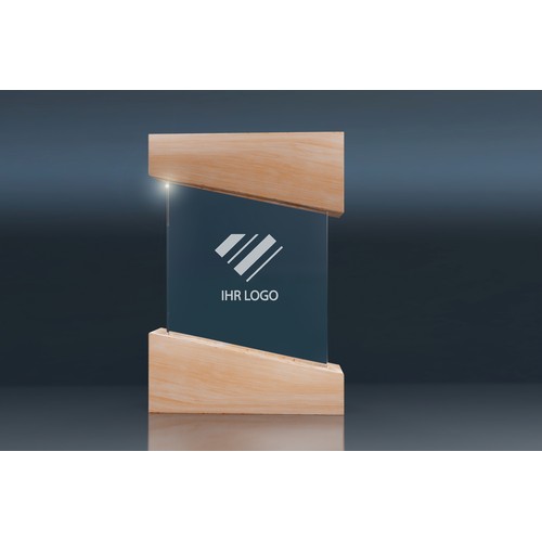 Crystal Trophy WOODEN BOX