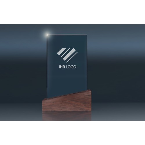 Crystal Trophy WOODEN SLOPE