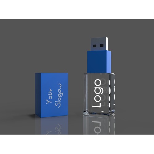 USB CRYSTAL 3D colour (32GB)