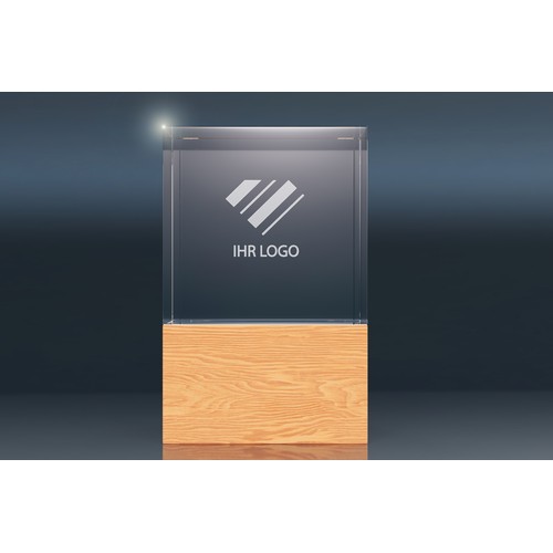 Crystal Trophy WOODY (2)