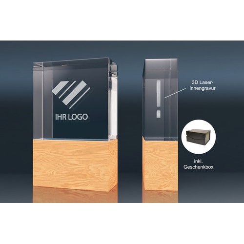 Crystal Trophy WOODY (2) Crystal Trophy WOODY (2)