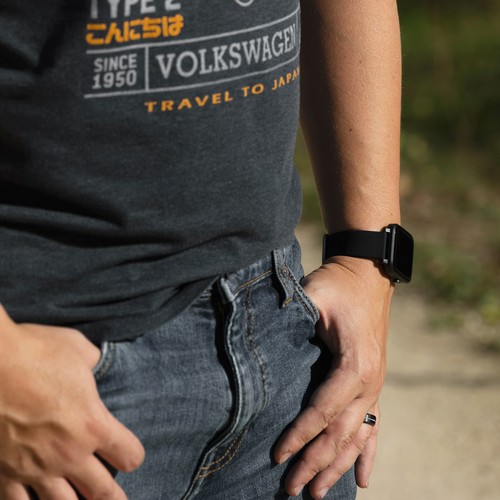 MONTRE CONNECTEE NOIRE AVEC UN ECRAN TACTILE 1,85" - 4