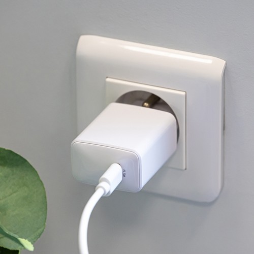 SHINCHAKU - CHARGEUR SECTEUR USB TYPE-C GAN 20W POWER DELIVERY - BLANC