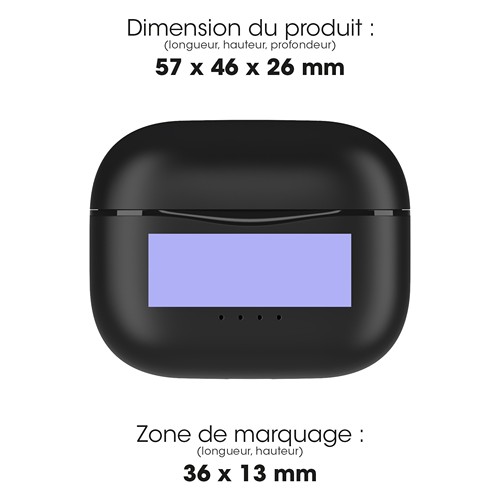 ZEN - ÉCOUTEURS SANS FIL BLUETOOTH NOIR
