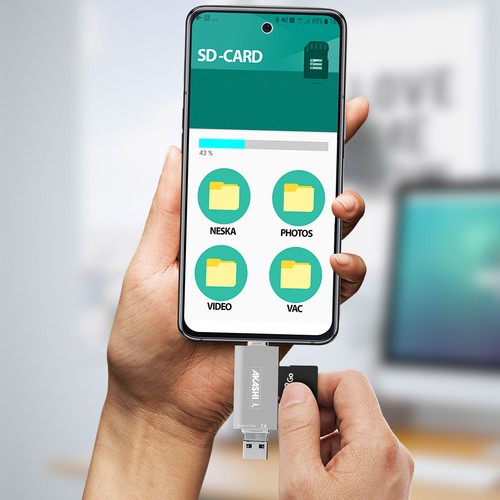 LECTEUR DE CARTE - SD / MICRO SD 3 EN 1 - 3