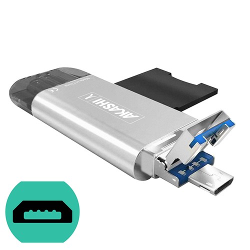 KAGI - LECTEUR DE CARTE - SD / MICRO SD 3 EN 1