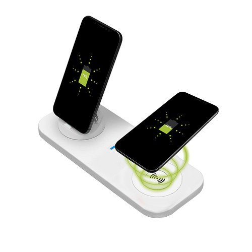 DOKKU - STATION DE CHARGE UNIVERSELLE 4 EN 1 AVEC CHARGEUR SANS FIL