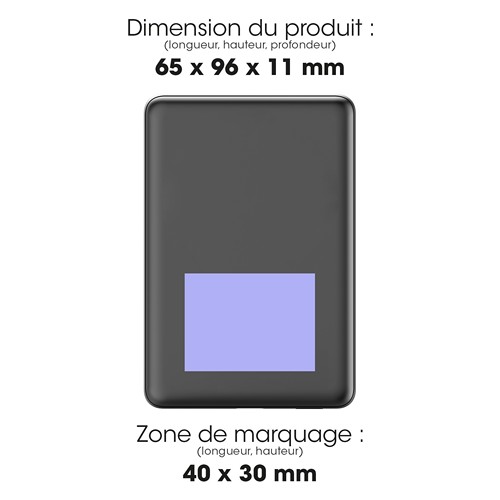 MANTI - BATTERIE DE SECOURS MAGSAFE CHARGEMENT SANS FIL 5000 MAH - 2