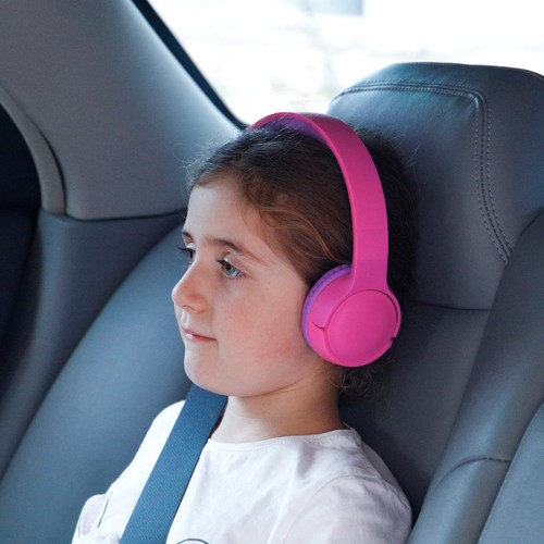 CASQUE KIDS SANS FIL BLUETOOTH ROSE ET VIOLET