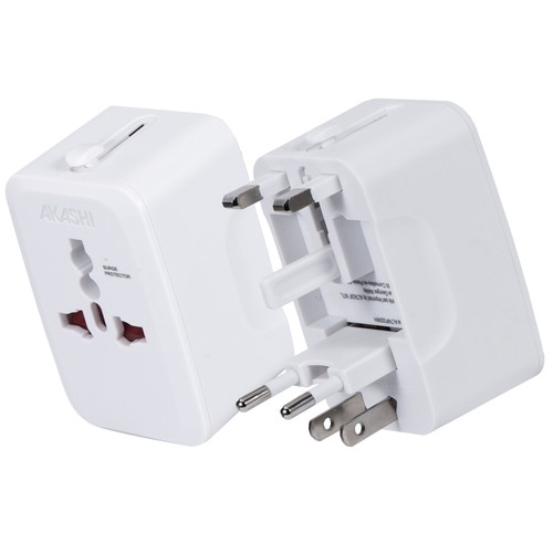 ADAPTATEUR UNIVERSEL DE VOYAGE - BLANC - 2