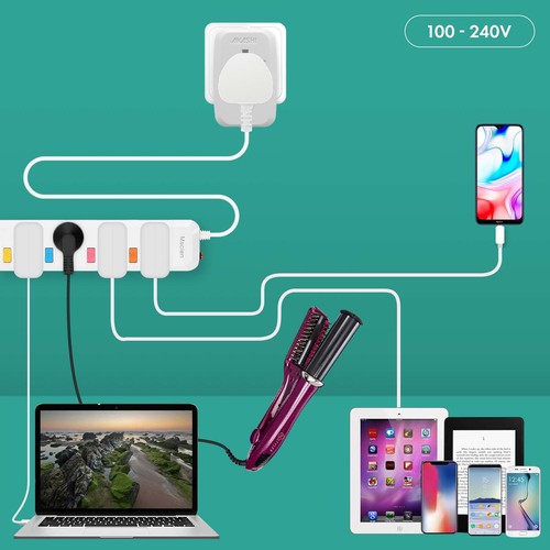 ADAPTATEUR UNIVERSEL DE VOYAGE - BLANC - 3