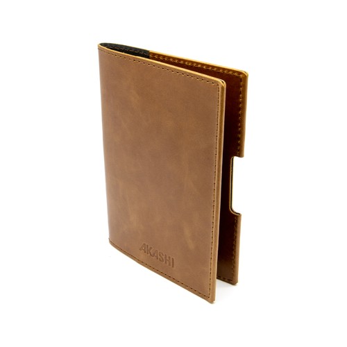PORTE-PASSEPORT / CARTE GRISE / ASSURANCE EN CUIR VERITABLE NOIR - MADE IN EUROPE
