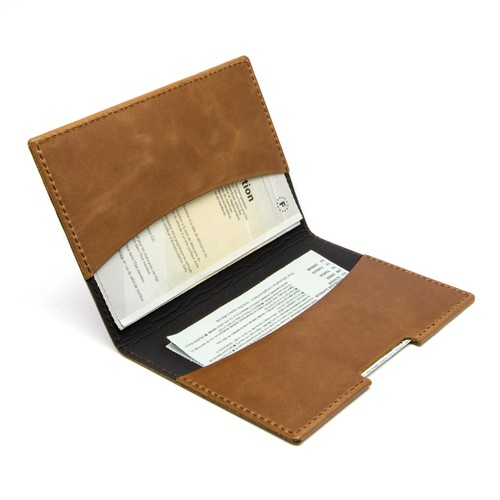 PORTE-PASSEPORT / CARTE GRISE / ASSURANCE EN CUIR VERITABLE NOIR - MADE IN EUROPE