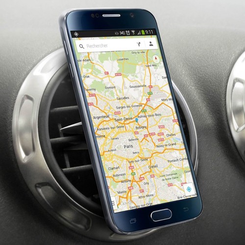 SUPPORT ALU AIMANTE VOITURE GRILLE AERATION - 3