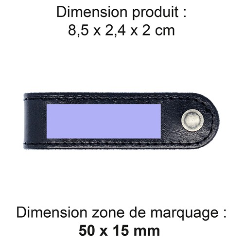 PORTE-CLE VIS EN CUIR VERITABLE MARRON CLAIR