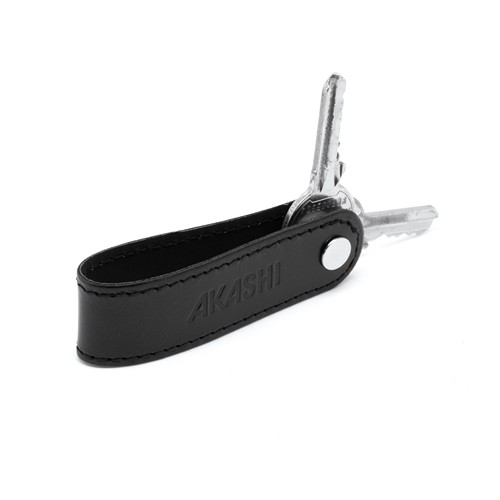 PORTE-CLE VIS EN CUIR VERITABLE MARRON CLAIR