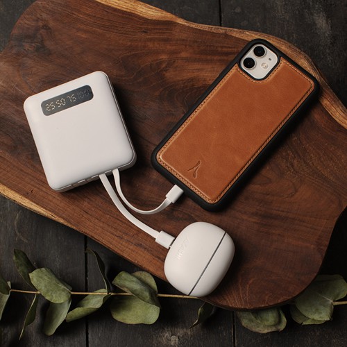 BATTERIE DE SECOURS AVEC 4 CABLES - 10 000 MAH NOIRE