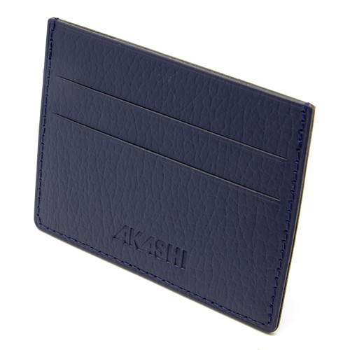 PORTE-CARTES HORIZONTAL AVEC OU SANS ANTI-RFID CUIR RECYCLÉ MARRON - MADE IN EUROPE