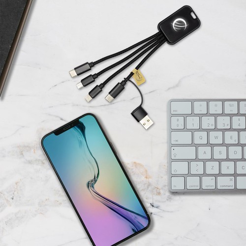 CABLE 5 EN 1 - 2.4A - CHARGE RAPIDE RABS CERTIFIE - 2
