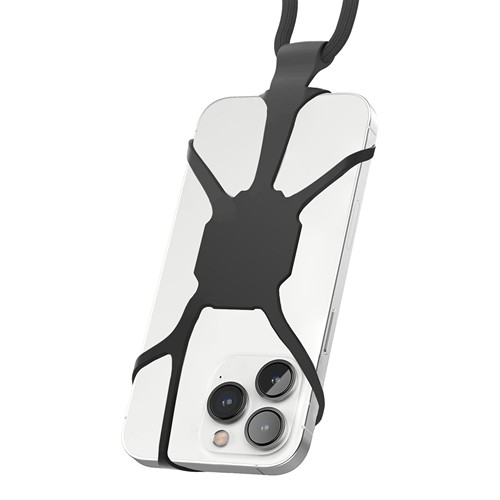 KUMO - LANIERE TOUR DE COU SMARTPHONE UNIVERSELLE NOIR - 1